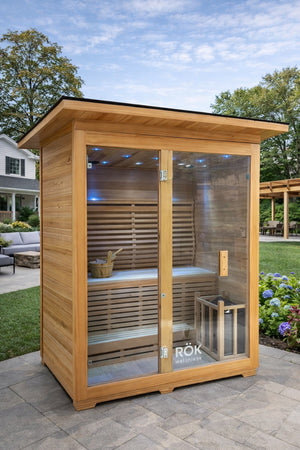 RÖK The Cabin — 3-Person Traditional Outdoor Sauna